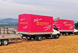 Blachenverdecke für Lastwagen und Anhänger